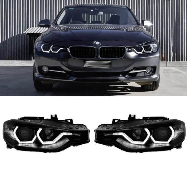 Climair Σετ Ανεμοθραύστες Μπροστινοί για BMW Σειρά 3 F30-F31 2012