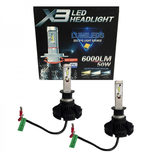 2x lampes H1 pour éclairage avant LED Ultinon Pro3021 11258U3021X2 - Philips  12V et 24V - France-Xenon