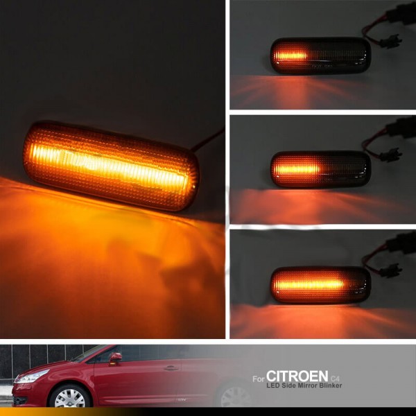 LED-Blitzlicht Repeater dynamische Scrollen Citroën C4 mk1